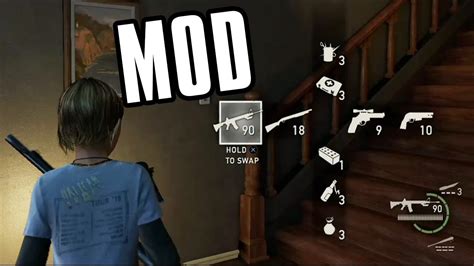 Sarah With All Joels Abilitiesweapons Mod The Last Of Us Youtube