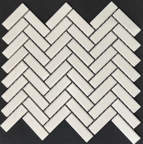 White Matt Herringbone Amazing Tiles And Stone