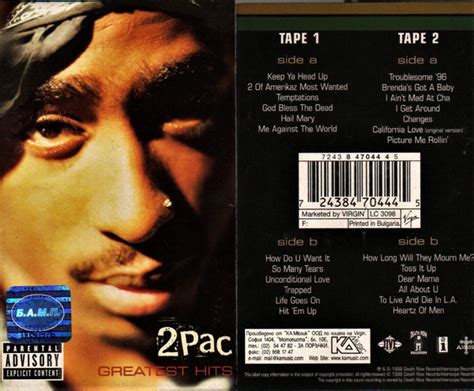 2pac Greatest Hits 1998 Cassette Discogs