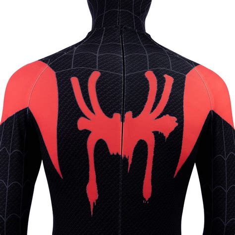Spiderman Miles Morales Cosplay Into The Spider Verse Halloween Costume