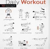 Images of Easy Fitness Exercises At Home
