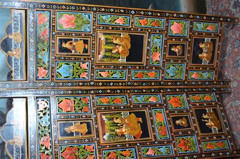 Antiques Atlas 20thc Indian Painted Folding Modesty Screen
