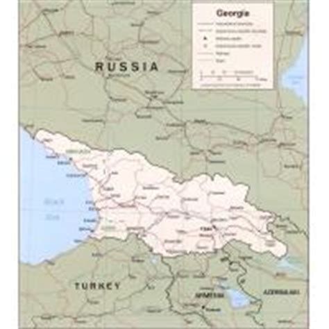 Europe Georgia Political Map