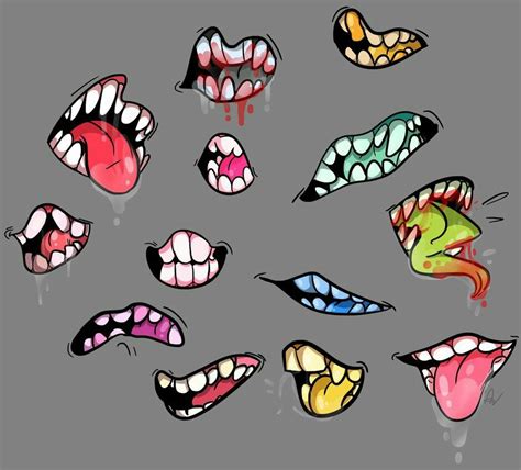 How To Draw Mouths Cartoon Margaret Wiegel