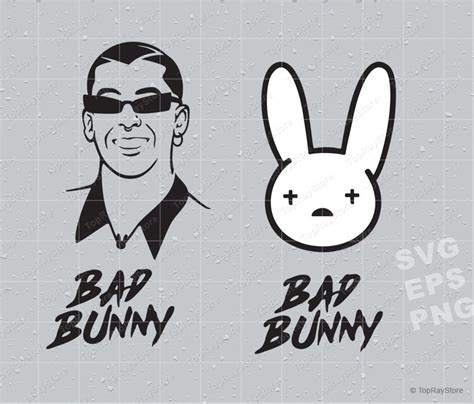 Bad Bunny Svg Bad Bunny Logo Svg Bad Bunny Bundle Svg El Etsy M Xico