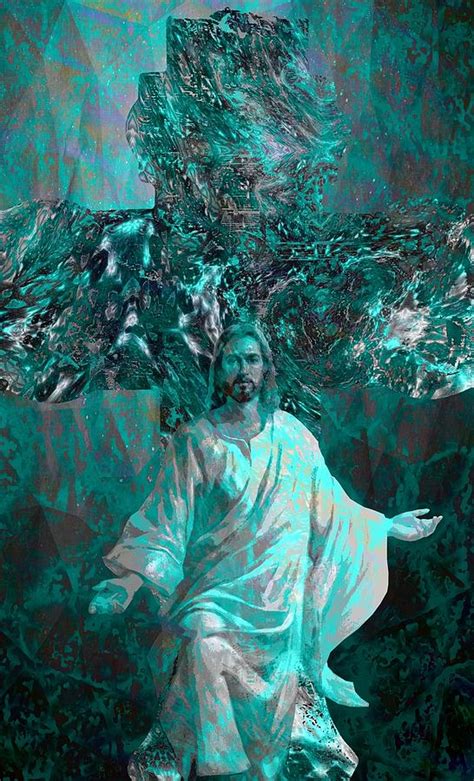 Jesus Christ Religious Art Digital Art By Elena Kosvincheva