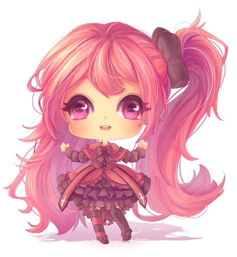 Velvet Red Commission By Owinter Cute Anime Chibi Anime Chibi Girl