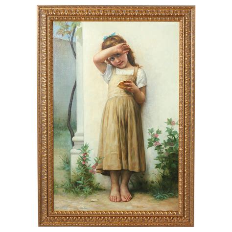 Large Giltwood Framed Oil Canvas Painting For Sale At 1stdibs