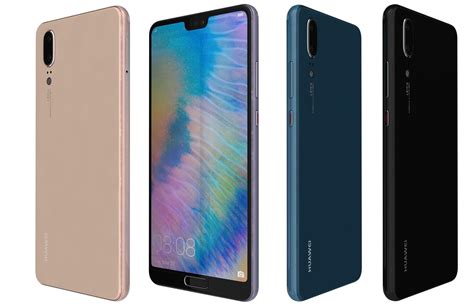 With some huawei smartphone series being more. Huawei P20 All Colors 3D | CGTrader