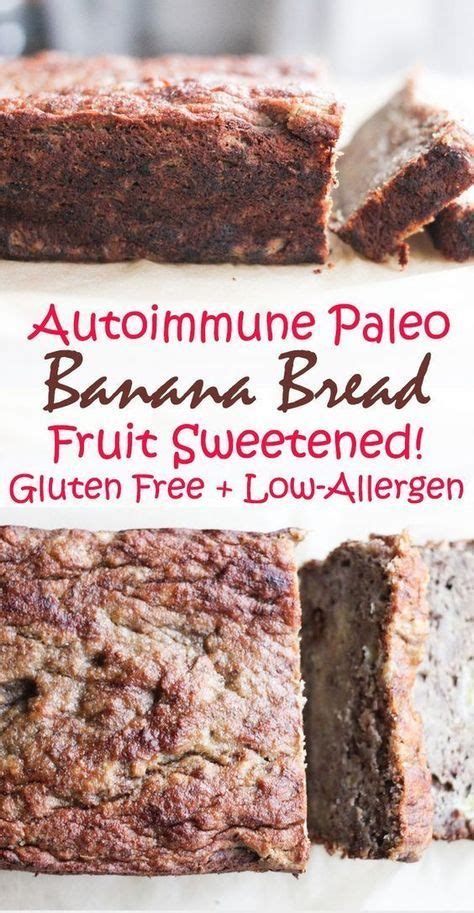 Not only is it moist and delicious, but it's also completely aip, paleo, gluten, dairy, and egg free! Banana Bread (AIP, Paleo, Gluten Free) | Recipe | Paleo ...