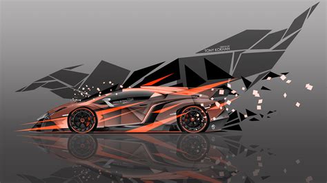 4k Wallpapers Lamborghini Aventador Side Aerography Car 2014 El Tony