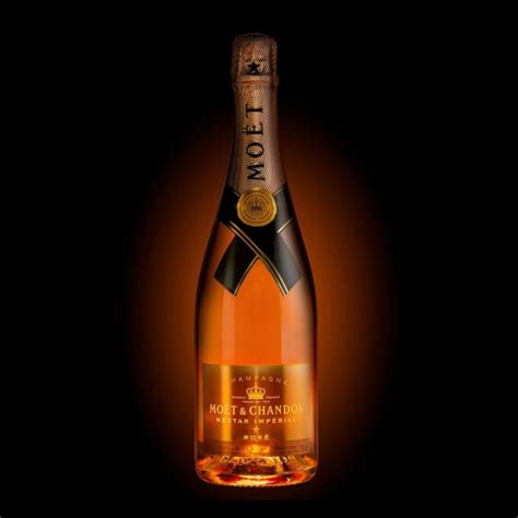 Moet And Chandon Nectar Imperial Rose Luminous Light Up Bottle 15l