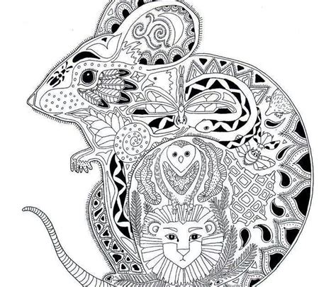 Detailed Animal Coloring Pages For Adults Coloring Home Coloring Pages