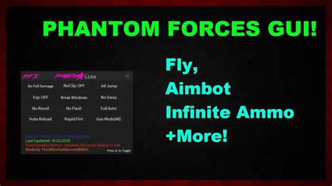 Counter blox gui  Phantom Forces GUI! Fly, Aimbot, Infinite Ammo + More! 🔥 (ROBLOX) - YouTube