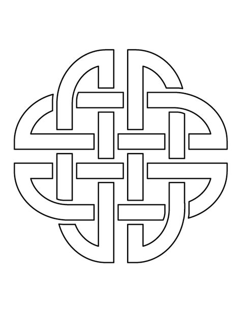 Printable Celtic Knot Template