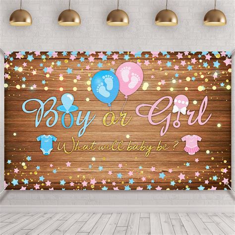 Buy Gender Reveal Party Decorations Supplies Boy Or Girl Gender Reveal