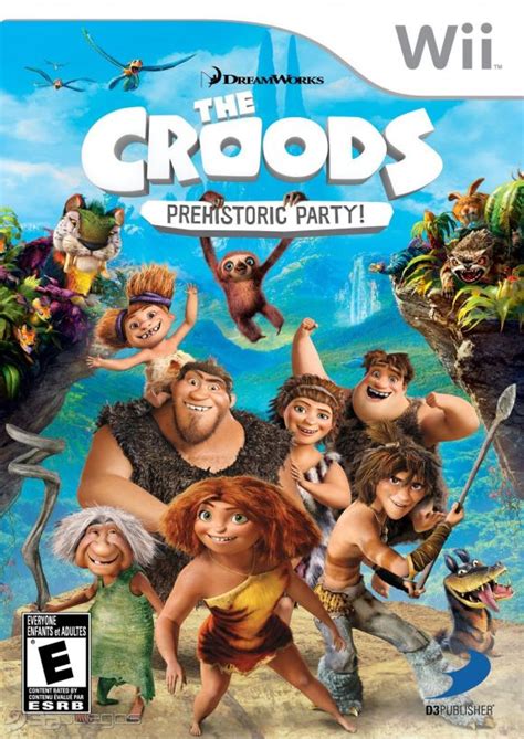 Los Croods Fiesta Prehistorica Para Wii 3djuegos