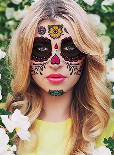 Colorful Day Of The Dead Makeup Ideas