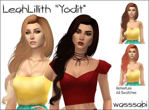 Yodit Hair Retextured By Leahlillith At Wasssabi Sims The Sims 4 Catalog
