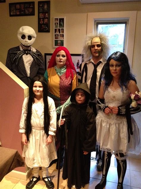 Scary Group Jack Skeleton And Sally With Friends Halloween Scarey Zombies Costumes Halloween