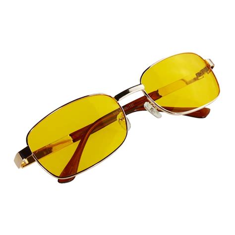 2015 new arrival polarized uv sunglasses night vision driving glasses yellow lens male and