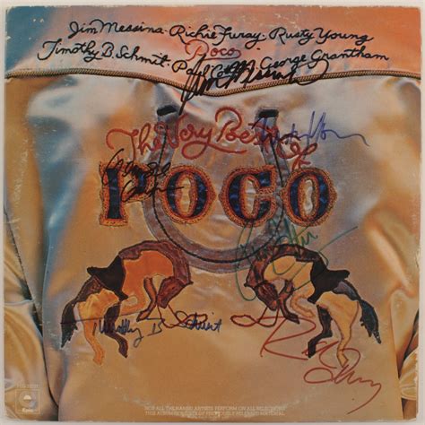Lot Detail Poco Signed The Very Best Of Poco Album