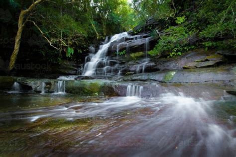Image Of Somersby Falls In The Brisbane Water National Park Austockphoto