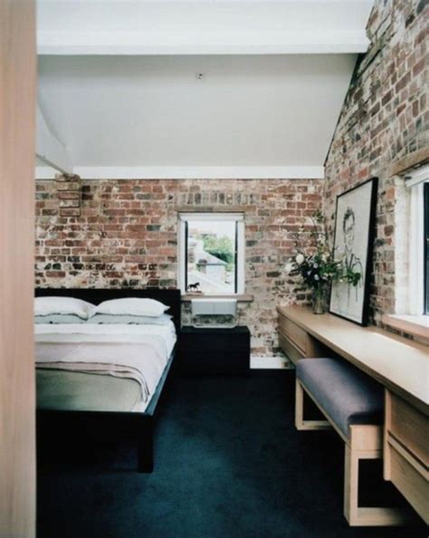 20 Modern Bedroom Designs With Exposed Brick Walls Rilane We Aspire