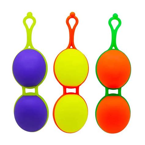 Romeonight Colorful Detachable Silicone Double Soft Pleasure Balls Women Sex Toys Ben Wa Balls