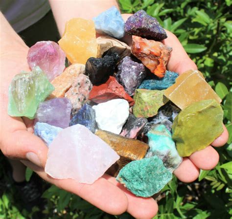 Bulk Crafters Collection 12 Lb Box Gems Crystals Natural Raw Mineral