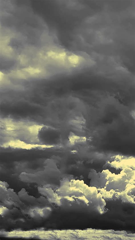 Clouds Nature Abstract Depressing Calm Wallpaper Resolution1080x1920