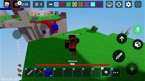 Roblox Bedwars Pro Mobile Gameplay With Cobalt Kit Youtube