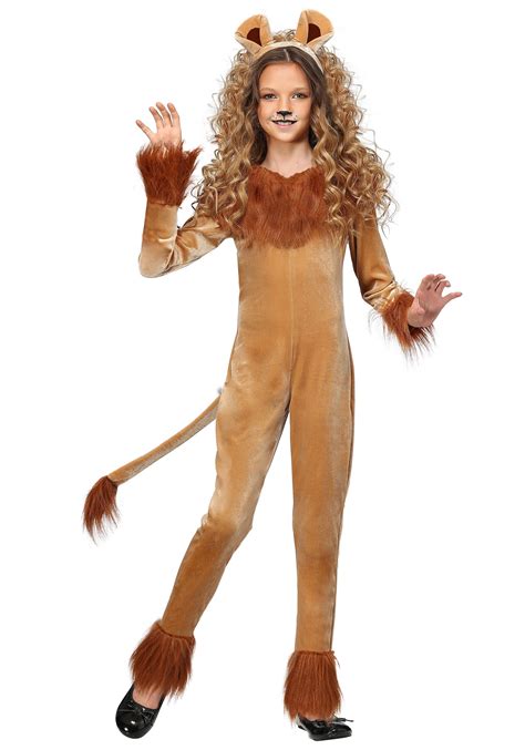 girl s fierce lion costume