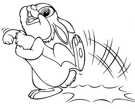 Walt Disney Coloring Pages – Thumper - Walt Disney Characters Photo