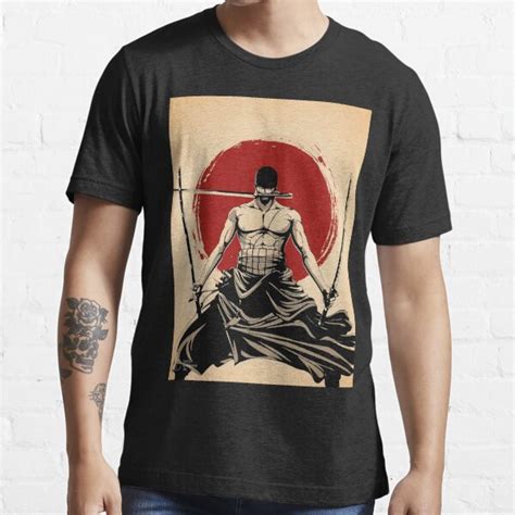 Zoro One Piece Anime T Shirt For Sale By Patelrobles Redbubble