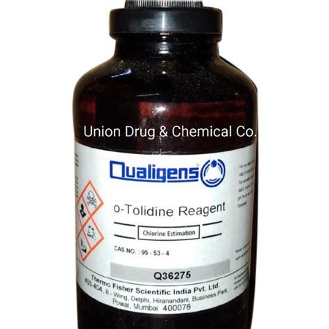 O Tolidine Reagent Packaging Type Glass Bottle Packaging Size 500