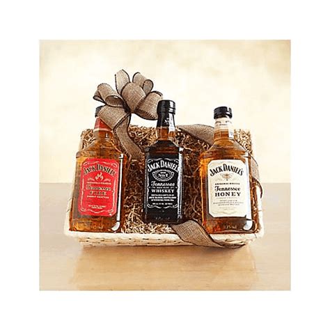 A mix of regular old no 7 and a spiced honey liqueur, it's got spice. Jack Daniel's Whiskey 375ml Sampler 3pk Gift Basket (3PK ...