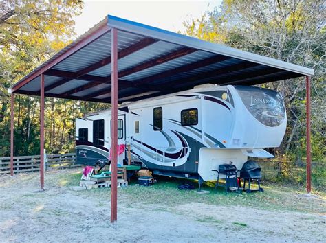 How To Build An Rv Carport Easy Diy Solution Campingcomfortably