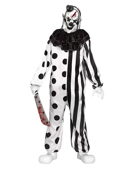 Killer Clown Teenager Costume As Halloween Disguise