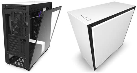 Nzxt H710i Matte White Case Gaming Mid Tower Tempered Glass Window Fan