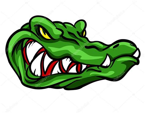 Angry Alligator Mascot — Stock Vector © Nataliahubbert 43417399