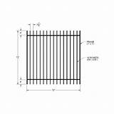 Picket Fence Dimensions