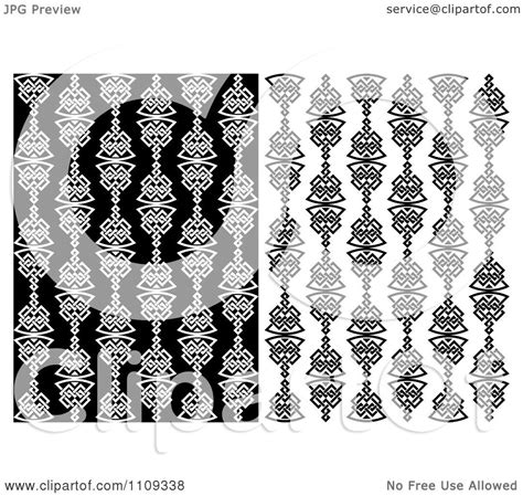 Clipart Seamless Black And White Celtic Knot Pattern