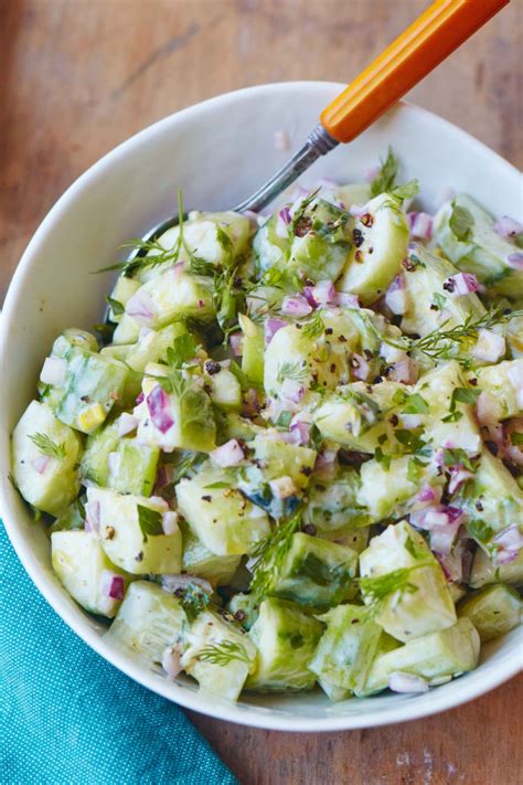 Side Dishes That Make Steak Feel Even More Special Cucumber