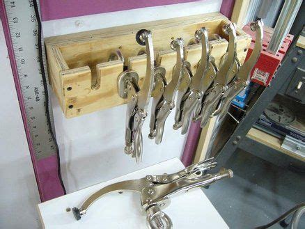 When you've got so many clamps that i used an extra cross support screwed to the top of the rack for storing hand screws and spring clamps. 1000+ images about Workshop Clamp Storage on Pinterest | Workshop, Storage racks and Woodworking ...