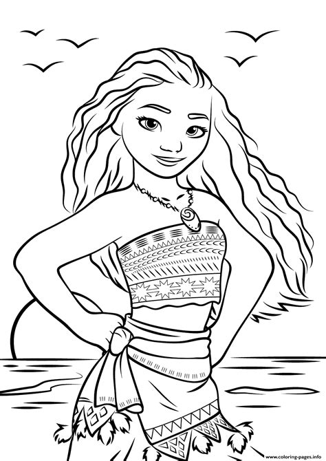 Happiness is where you are with this moana printable page featuring the disney princess and her family. Image result for moana coloring pages | Disney coloring ...