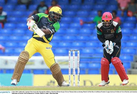 Cpl 2016 Chris Gayle Fifty Sees Jamaica Tallawahs To Victory In Their