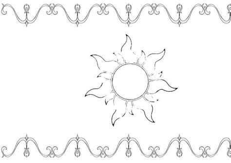Free tangled coloring page to print and color : tangled lantern pattern - Google Search | Beyond the ...