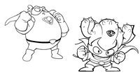 Zobacz inne zabawy do druku: Dibujos para colorear Superzings - Morning Kids