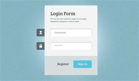Login And Register Form Psd Templates Login Form Login Page Design